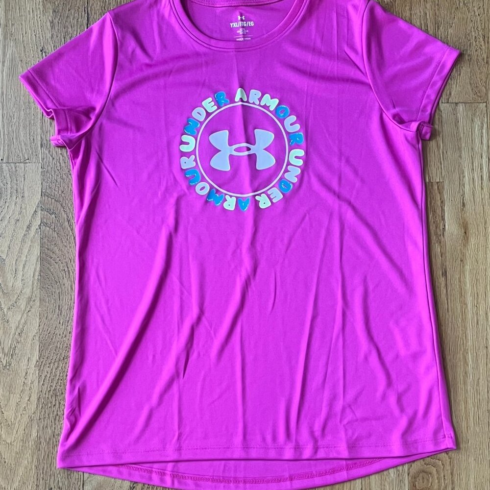 Girls Under Armour t-shirts (Youth XL) - 2 - Picture 4 of 6
